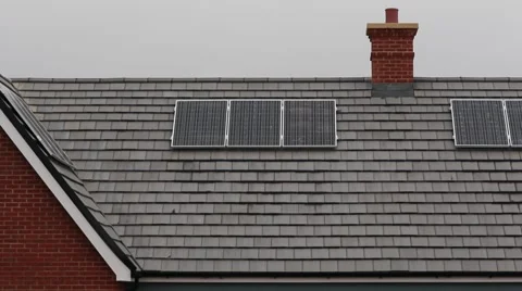 Solar Panels. Alternative Energy. Stock Footage 46669724