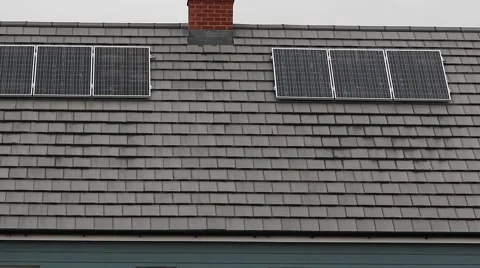Solar Panels. Alternative Energy. Stock Footage 46669762