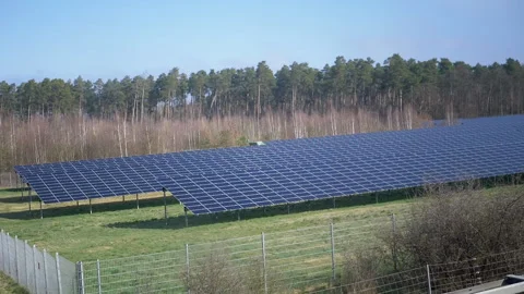 Solar Panels and Highway Video stock 306774654