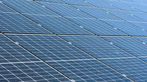 Solar panels background Stock Photos