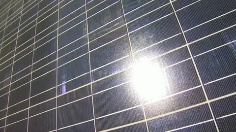 Solar Panels: Close Up and Pan Out Views Stock-Footage 19139450