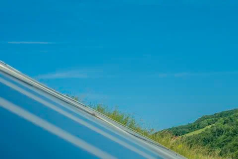 Solar panels close-up Stock Photos