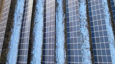 Solar panels drone shot Stock-Footage 237163962