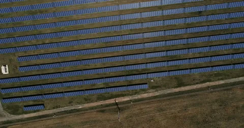 Solar panels in the field 2 Stock Footage 105584914
