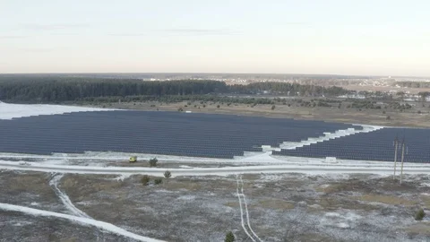 Solar Panels Field Stock Footage 99460815