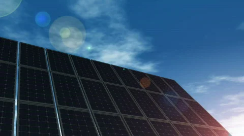 Solar Panels Vídeo Stock 845988
