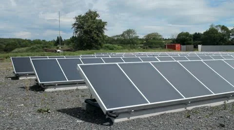Solar panels Video stock 10749442