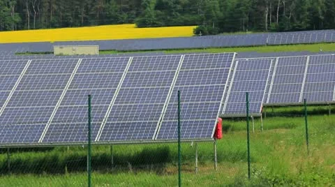 Solar Panels Video stock 11136733