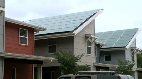 Solar panels Stock Footage 39655369