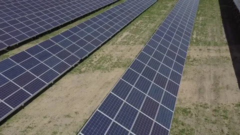 Solar panels Stock Footage 77323992