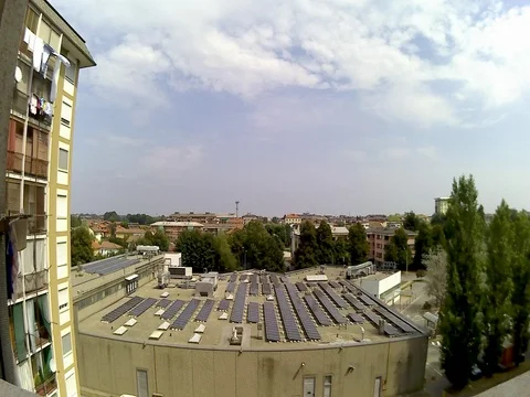 Solar panels Stock Footage 79311050