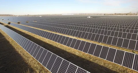 Solar Panels Stock Footage 87262763