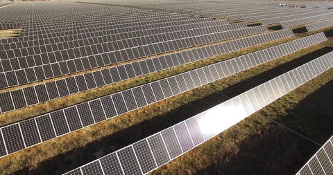 Solar panels Stock Footage 87269924