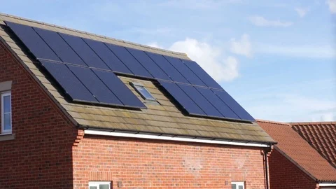Solar panels Stock Footage 88658400