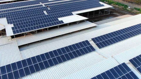 Solar Panels Stock Footage 125854462