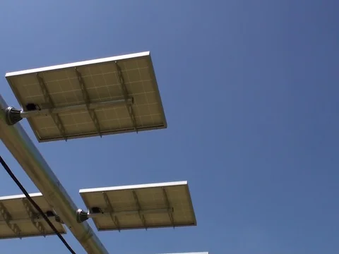 Solar Panels Stock Footage 128182967