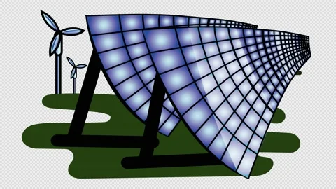 Solar panels Stock Footage 148037427