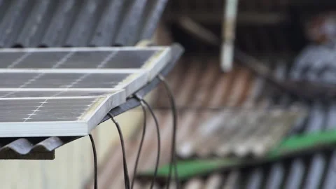 Solar panels Vídeo Stock 221880694