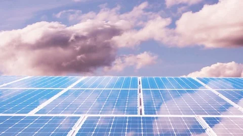 Solar panels, future energy Stock Footage 88546576
