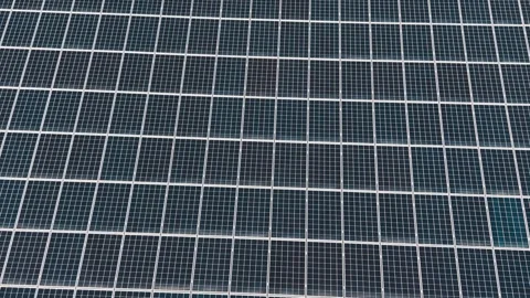 Solar Panels Generating Clean Renewable Energy Stock Footage 325538319