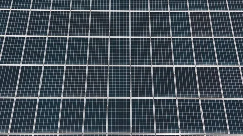 Solar Panels Generating Clean Renewable Energy Stock Footage 325539136