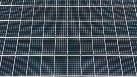 Solar Panels Generating Clean Renewable Energy Stock Footage 325539178