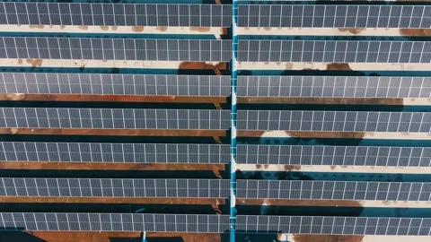 Solar Panels Generating Clean Renewable Energy Stock Footage 325540115