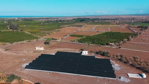 Solar Panels Generating Clean Renewable Energy Stock Footage 325541299