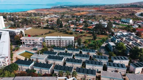 Solar Panels Generating Clean Renewable Energy Stock Footage 325545311