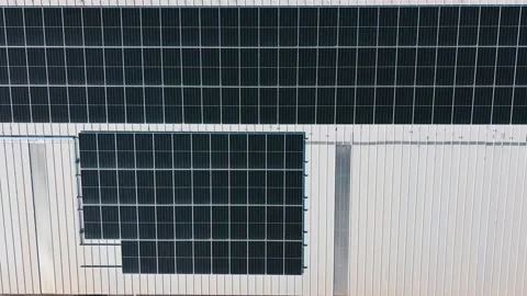Solar Panels Generating Clean Renewable Energy Video stock 325545530