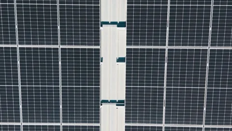 Solar Panels Generating Clean Renewable Energy Stock Footage 325545821