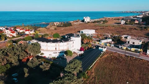 Solar Panels Generating Clean Renewable Energy Stock Footage 325549511