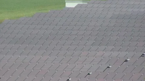 Solar Panels in Germany Stock Footage 11184413