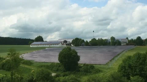 Solar Panels in Germany Stock Footage 11184414