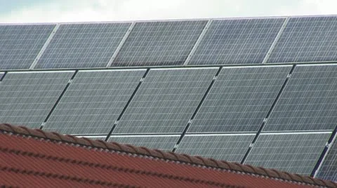 Solar Panels in Germany Video stock 11184422