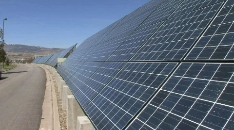 Solar Panels HD 03 Video stock 420963
