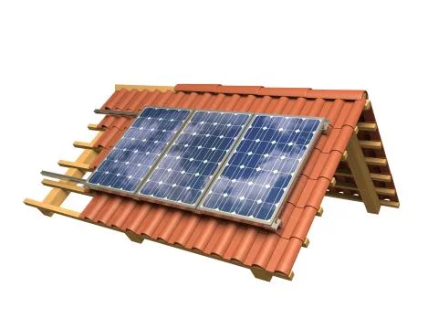 Solar panels Stock Illustration