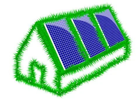 Solar panels Stock Illustration
