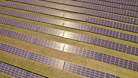 Solar panels installation and mounting on the farm. Alternative power plant.. Stock Footage 261433474