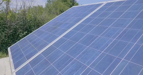 Solar panels installation on the floor Stock Footage 133738880