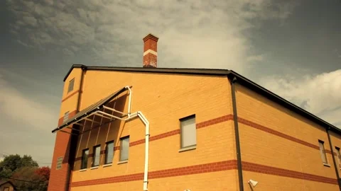 Solar Panels Installed on a Building Stockbeeldmateriaal 134588940