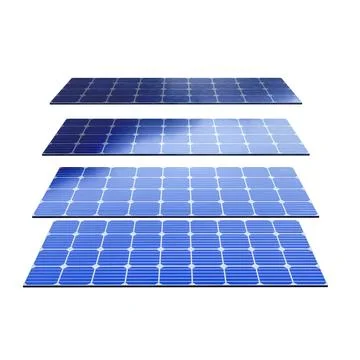 Solar panels isolated on white background Stock Illustration