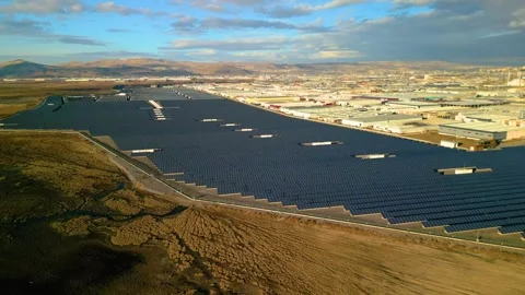 Solar Panels Mounted at Rural Area with High Sun Exposure 動画素材 293455437
