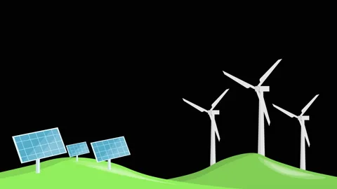 Solar panels nature Stock Footage 170183643