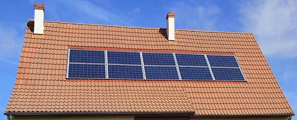 Solar panels Stock Photos