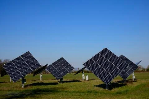 Solar panels Stock Photos