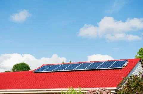 Solar panels Stock Photos