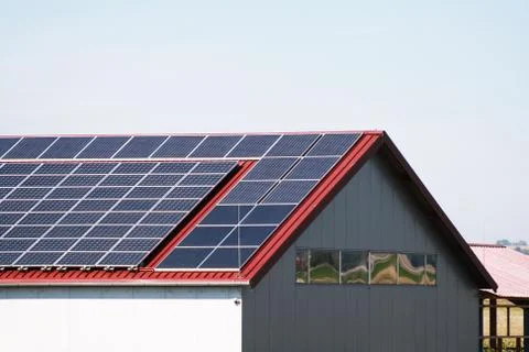 Solar panels Stock Photos