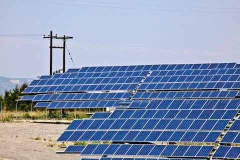 Solar panels Stock Photos