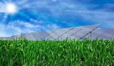 Solar panels. Stock Photos